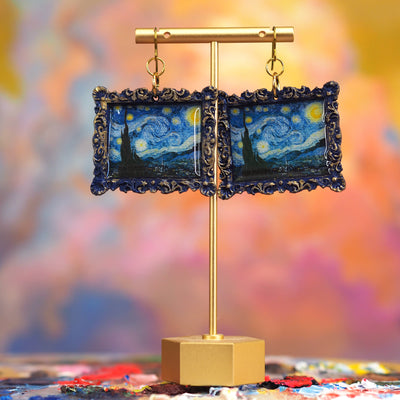 "Starry Night" Van Gogh  Earrings