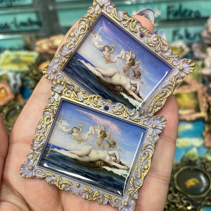 "The Birth of Venus” Earrings Alexandre Cabanel