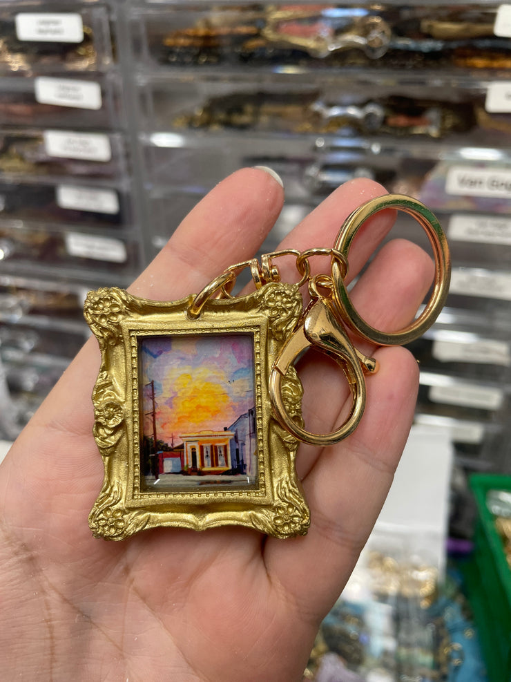 “Bourbon St and Pauger” Lemoine Keychain