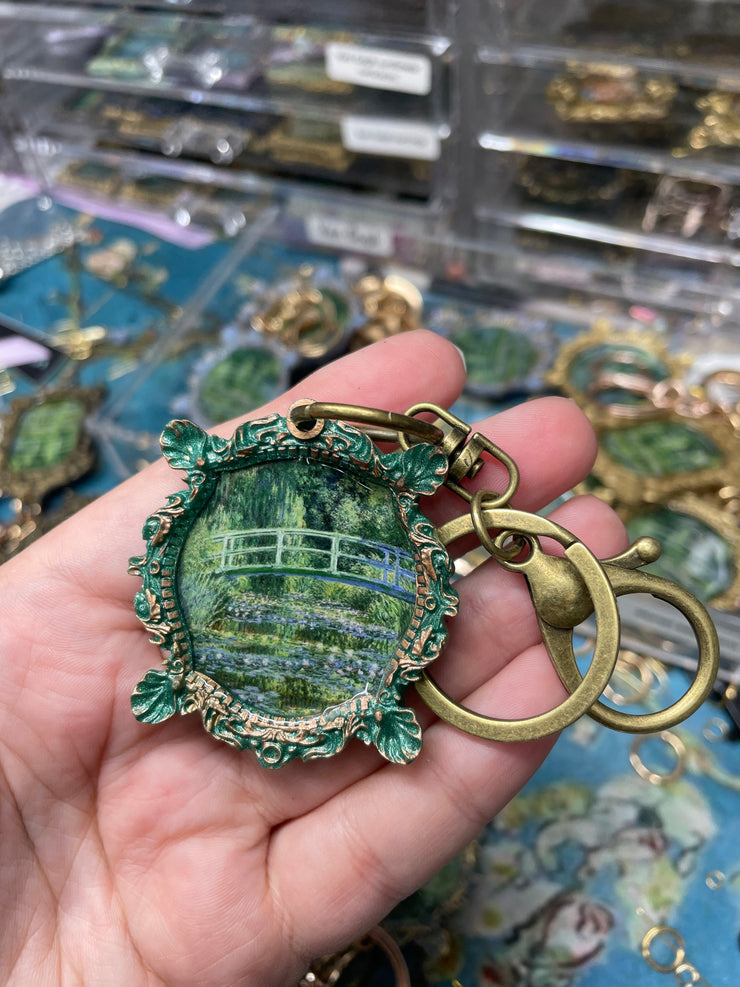 “Japanese Waterbridge” Monet Keychain