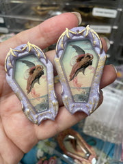 "Moonlit Dreams" by Gabriel Ferrier Feb Restock dragon frame