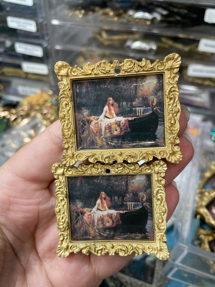 "Lady of Shalott" John William Waterhouse Earrings