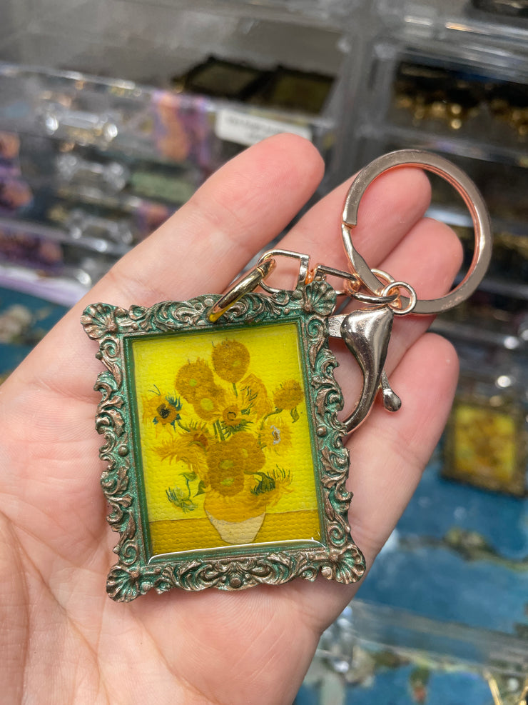 “Sunflower" Van Gogh  Keychain