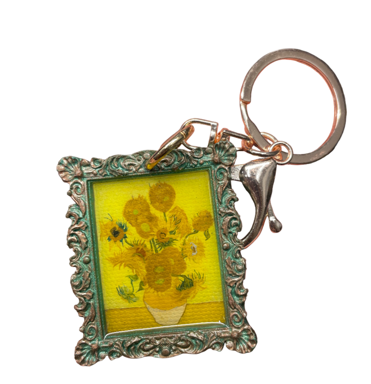 “Sunflower" Van Gogh  Keychain