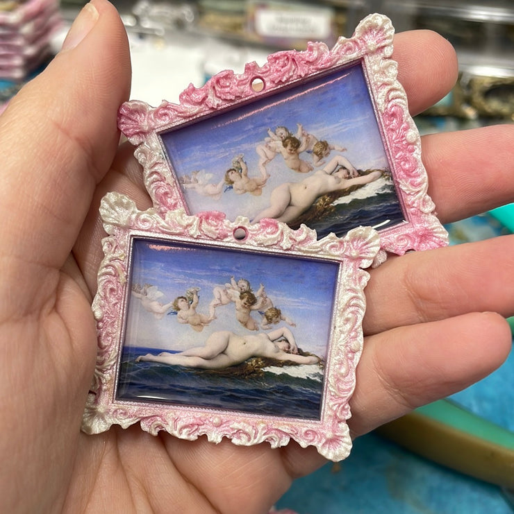 "The Birth of Venus” Earrings Alexandre Cabanel