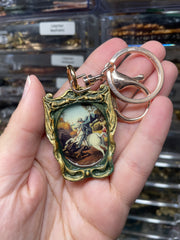 “St James and the Dragon” Raphael Keychain