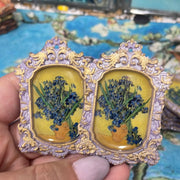 "Irises" (in a  vase) Van Gogh Earrings