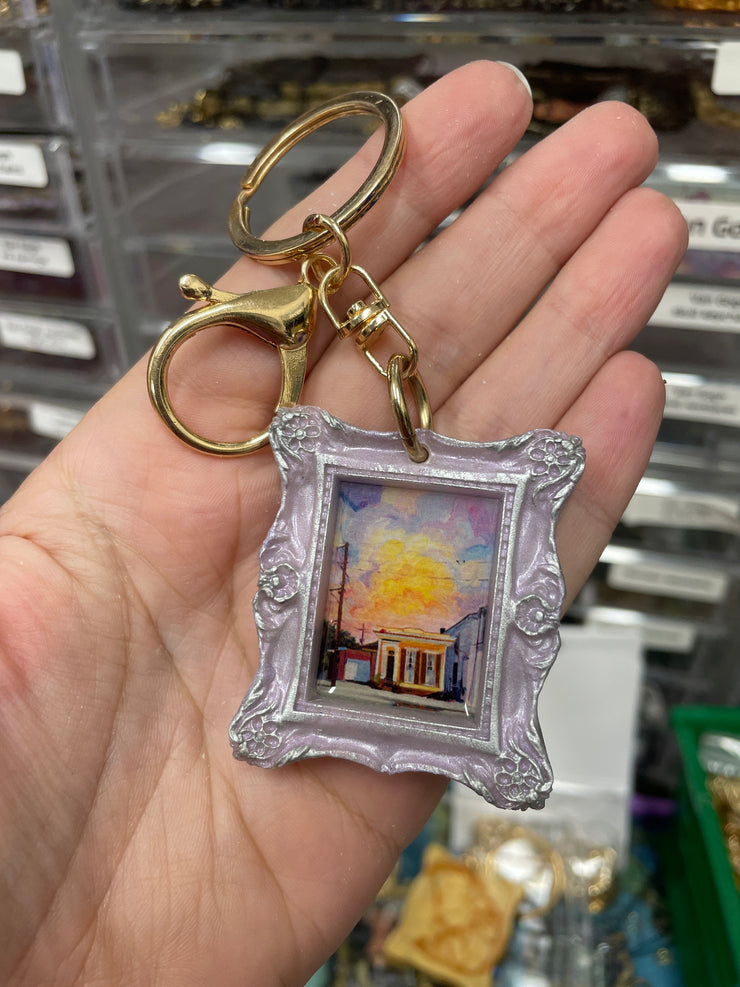 “Bourbon St and Pauger” Lemoine Keychain