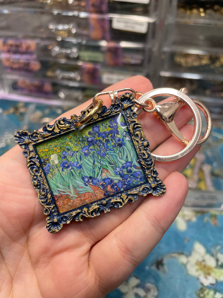 “Irises (in a garden)" Van Gogh  Keychain