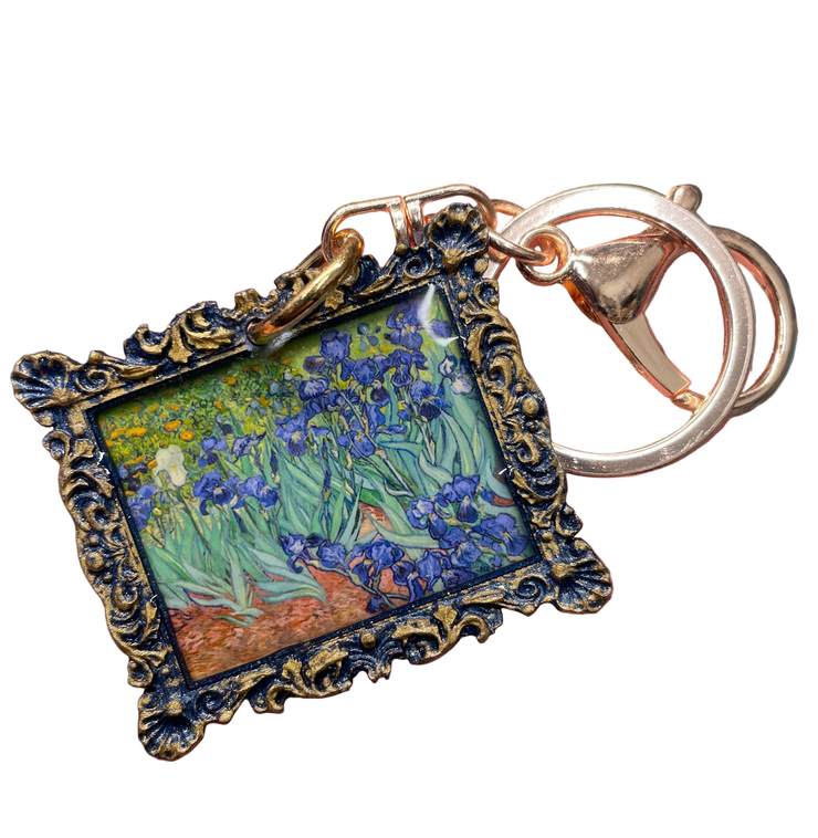 “Irises (in a garden)" Van Gogh  Keychain