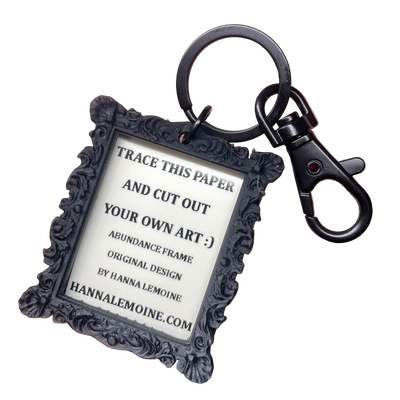 Add Your Own Art Keychain