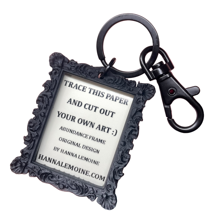 Add Your Own Art Keychain