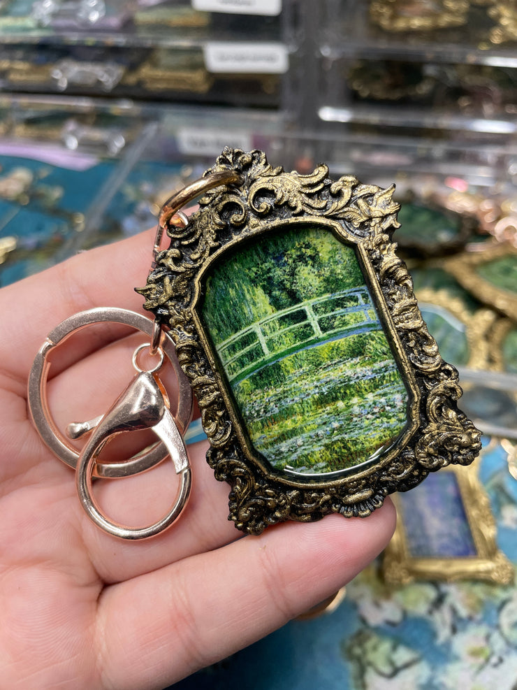 “Japanese Waterbridge” Monet Keychain