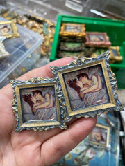 "In bed, The Kiss" Toulouse Lautrec  Earrings