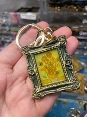 “Sunflower" Van Gogh  Keychain