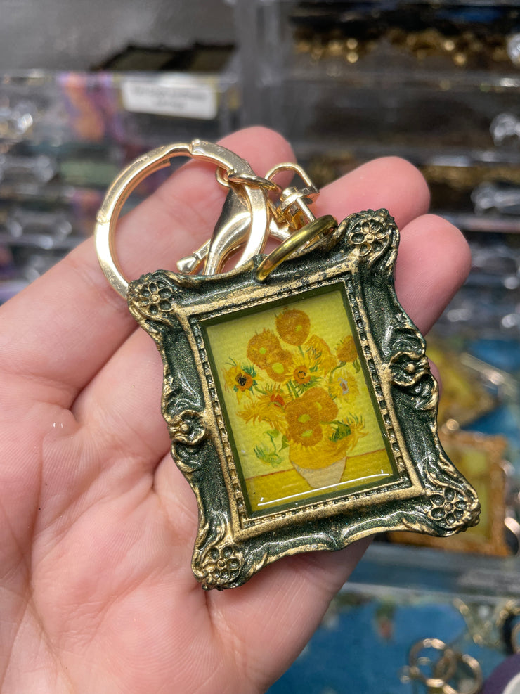 “Sunflower" Van Gogh  Keychain