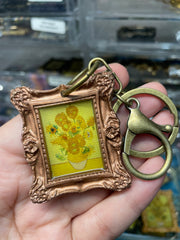 “Sunflower" Van Gogh  Keychain