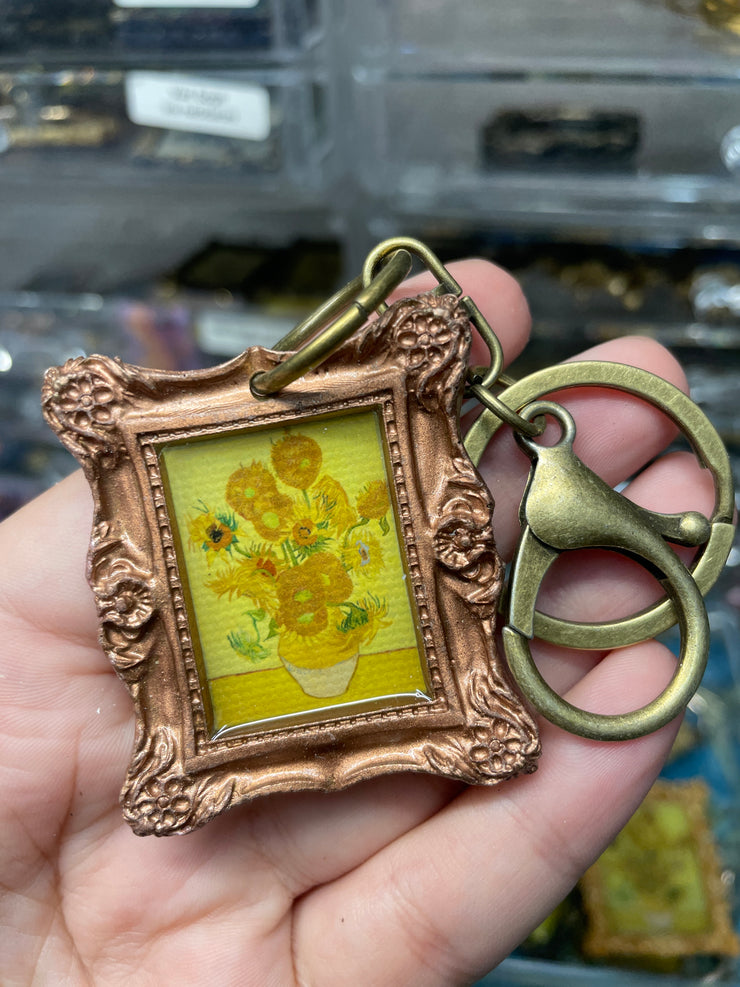 “Sunflower" Van Gogh  Keychain