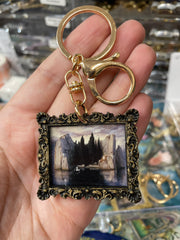 “Isle of the Dead” Arnold Bocklin Keychain