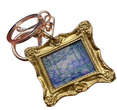 “Monet Waterlilies” in DAISY Frame Keychain