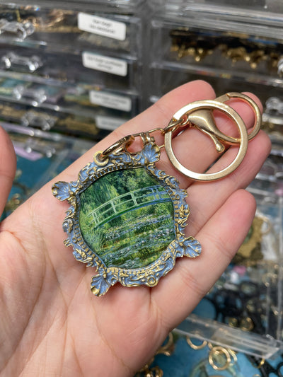 “Japanese Waterbridge” Monet Keychain