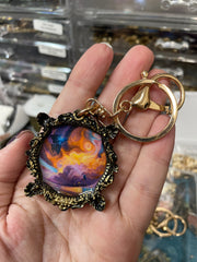 “Indigo Bunting Magic” Lemoine Keychain