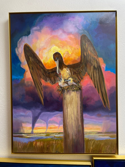 “Sacred Frigate Mother ” original oil on canvas 30”x40”