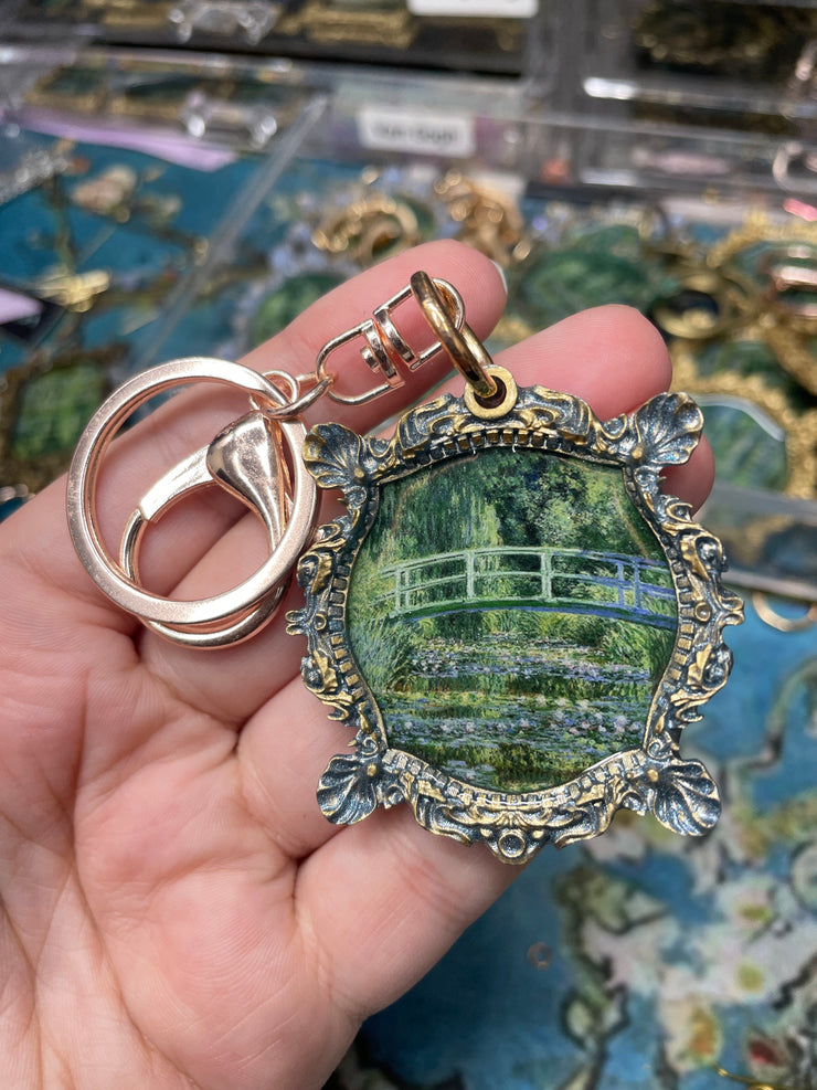 “Japanese Waterbridge” Monet Keychain