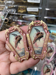 "Moonlit Dreams" by Gabriel Ferrier Feb Restock dragon frame