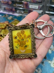 “Sunflower" Van Gogh  Keychain