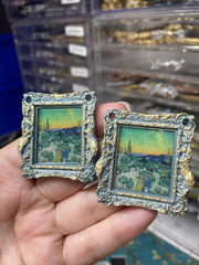 "A Walk In Twilight" Van Gogh  Earrings