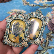 "Irises" (in a  vase) Van Gogh Earrings