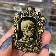 "Skull of a Smoking Skeleton" Necklace Van Gogh