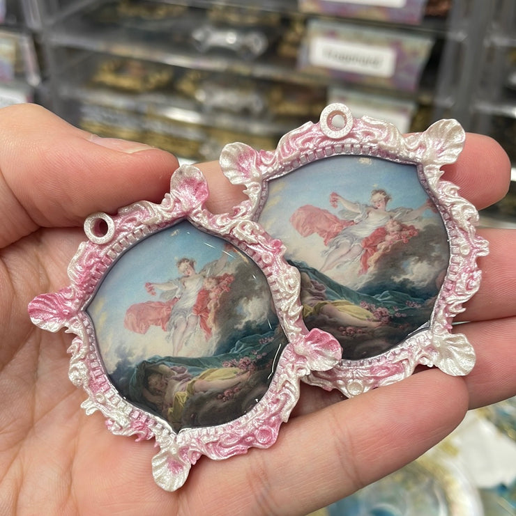 "Aurora Triumphing Over Night" John Honore Fragonard Earrings