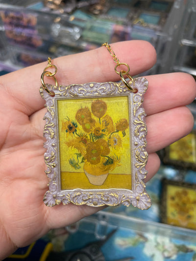 “Sunflower" Van Gogh  Necklace