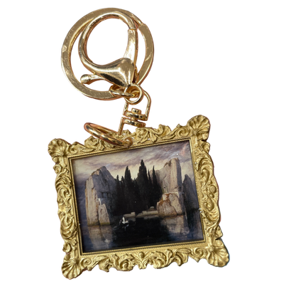 “Isle of the Dead” Arnold Bocklin Keychain