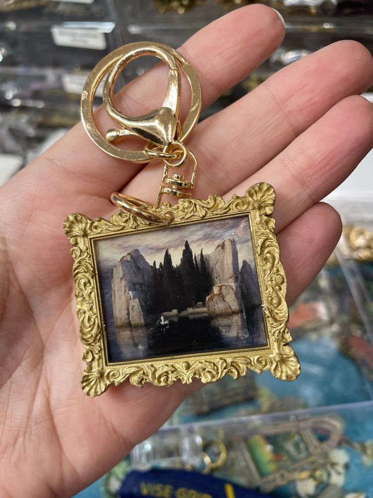 “Isle of the Dead” Arnold Bocklin Keychain