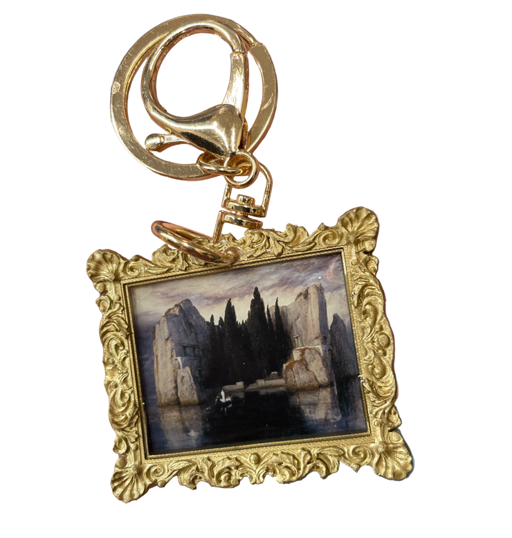 “Isle of the Dead” Arnold Bocklin Keychain
