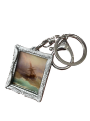 “Ship at Sea” Ivan Aivazovsky Keychain
