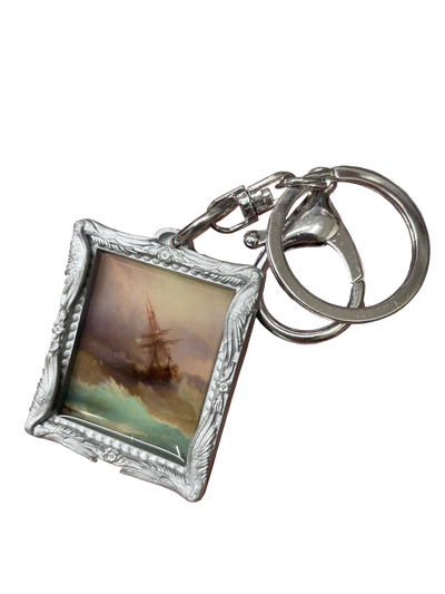 “Ship at Sea” Ivan Aivazovsky Keychain