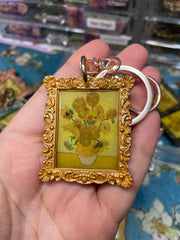 “Sunflower" Van Gogh  Keychain