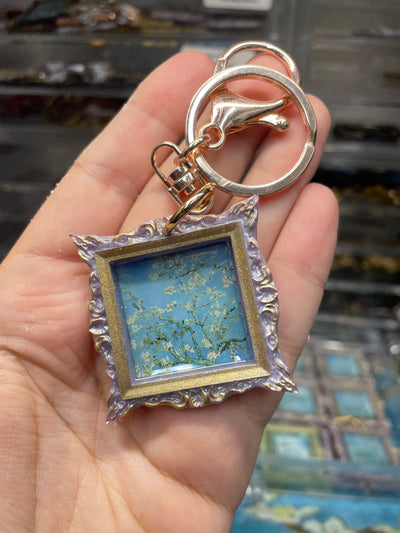 “Almond Blossom" Van Gogh  Keychain
