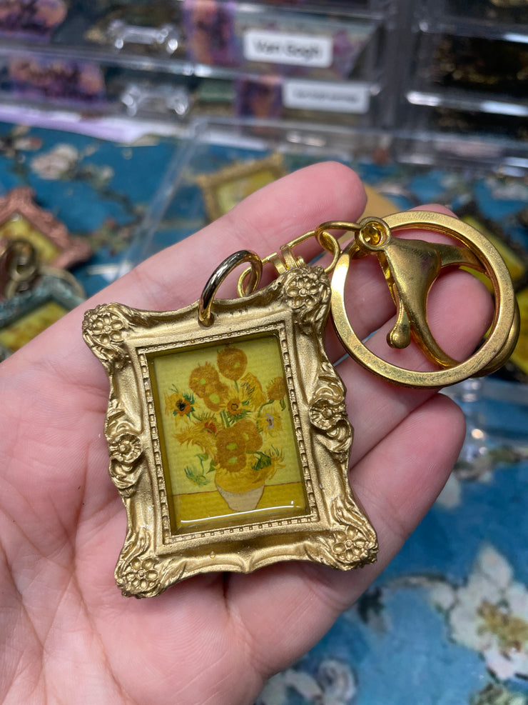“Sunflower" Van Gogh  Keychain