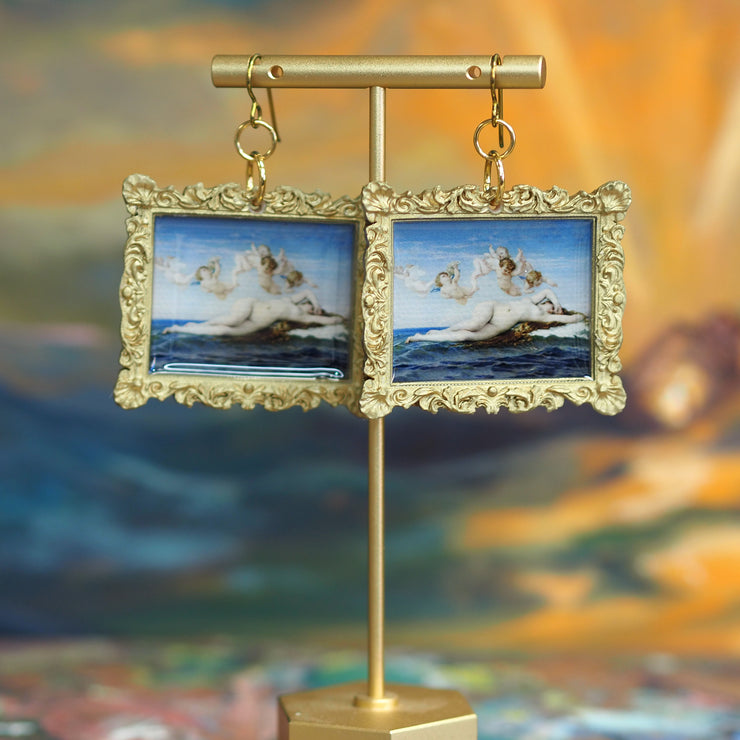 "The Birth of Venus” Earrings Alexandre Cabanel