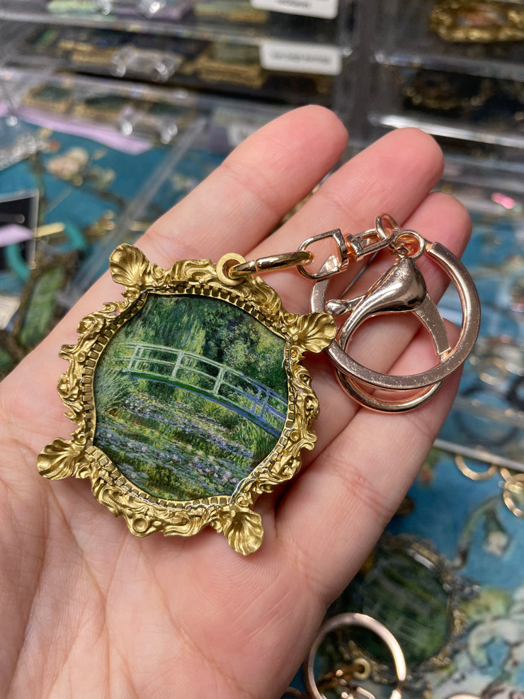 “Japanese Waterbridge” Monet Keychain