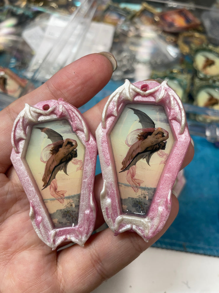 "Moonlit Dreams" by Gabriel Ferrier Feb Restock dragon frame