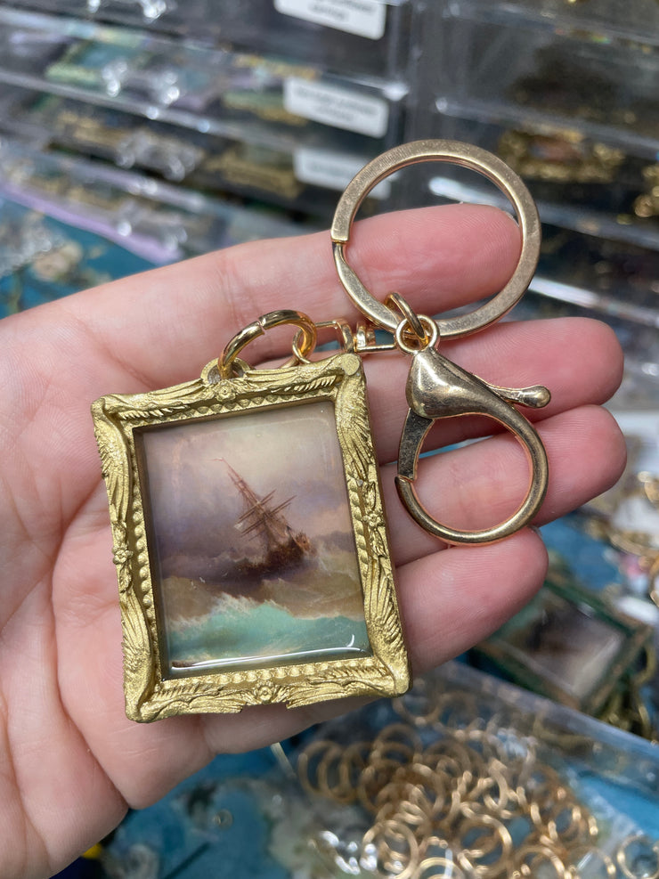 “Ship at Sea” Ivan Aivazovsky Keychain