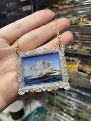 "Birth of Venus" Alexandre Cabanel Statement Necklace