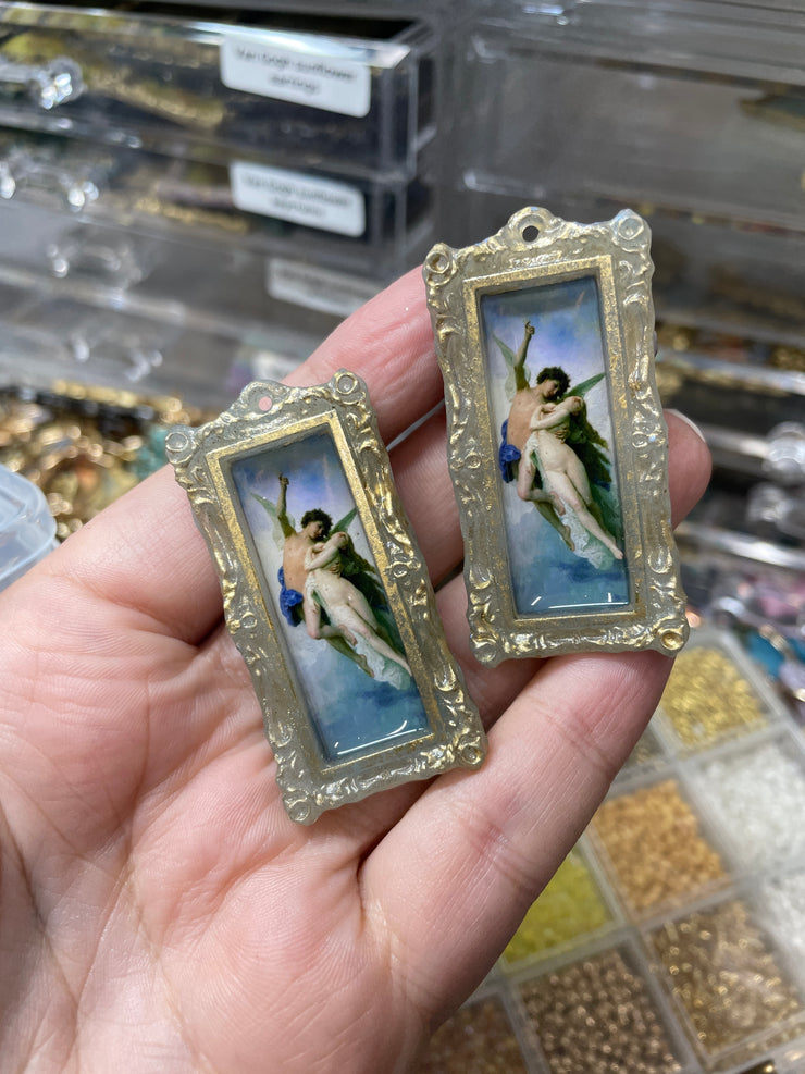"Cupid and Psyche" Bouguereau Earrings