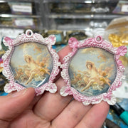 "Venus Rising from the Waves" Francois Boucher Earrings